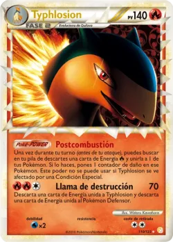 Typhlosion 「HS 110」「ES」