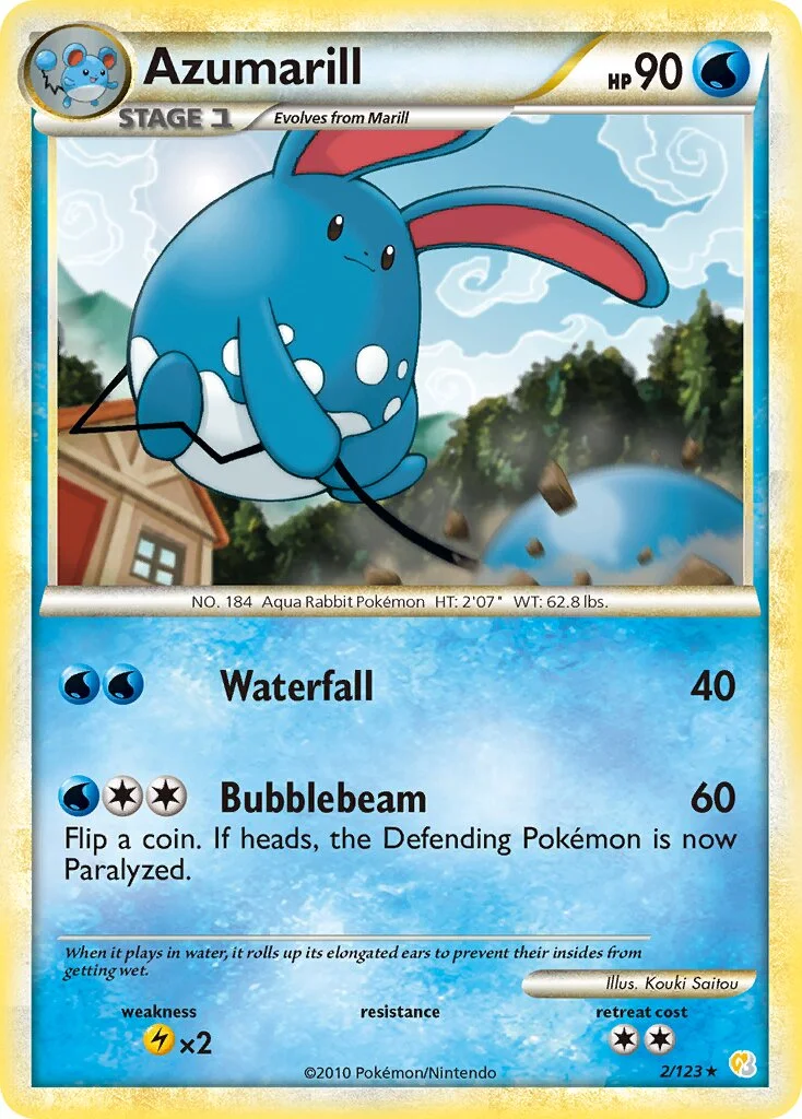 Azumarill 「HS 2/123」「EN」
