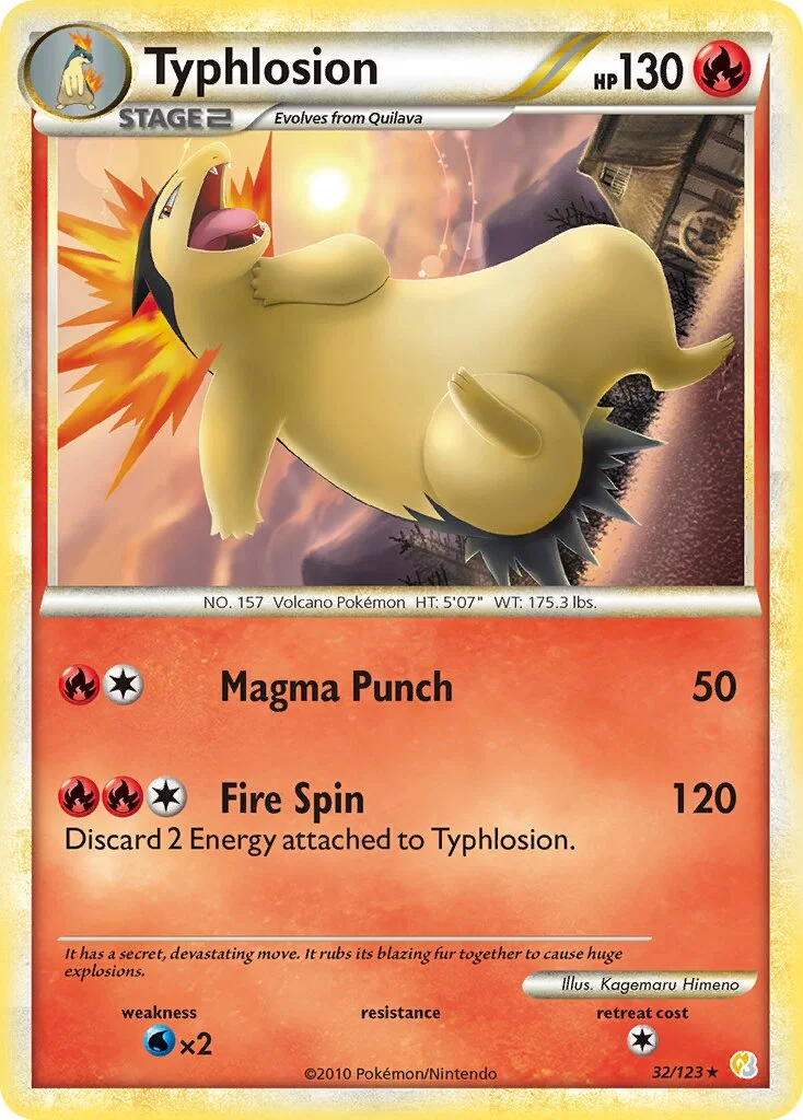 Typhlosion 「HS 32/123」「EN」