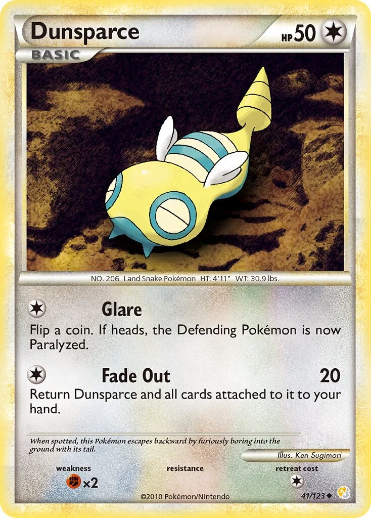 Dunsparce 「HS 41/123」「EN」