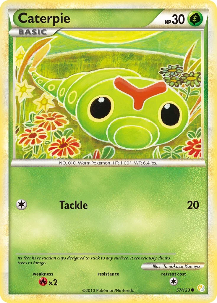 Caterpie 「HS 57/123」「EN」
