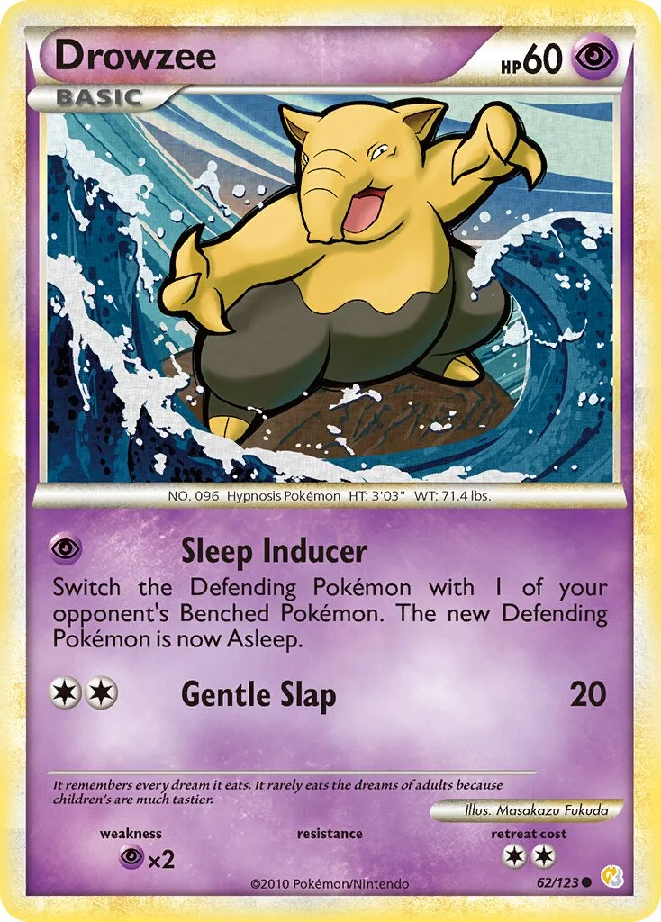 Drowzee 「HS 62/123」「EN」