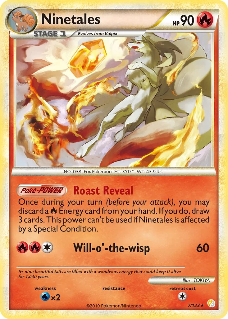 Ninetales 「HS 7/123」「EN」