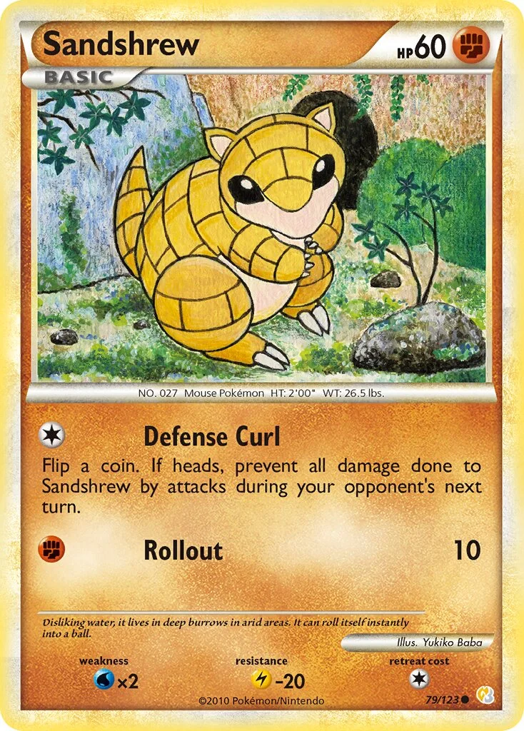 Sandshrew 「HS 79/123」「EN」