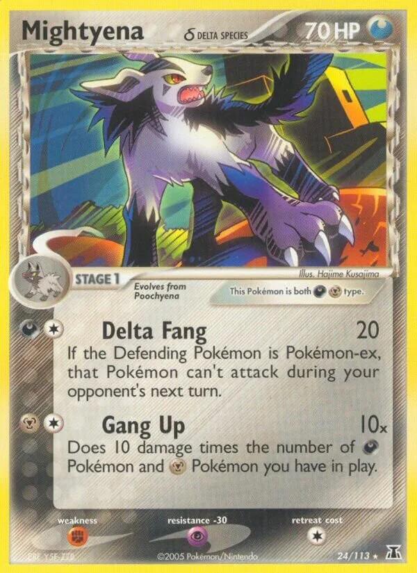 Mightyena 「DS 24/113」「EN」