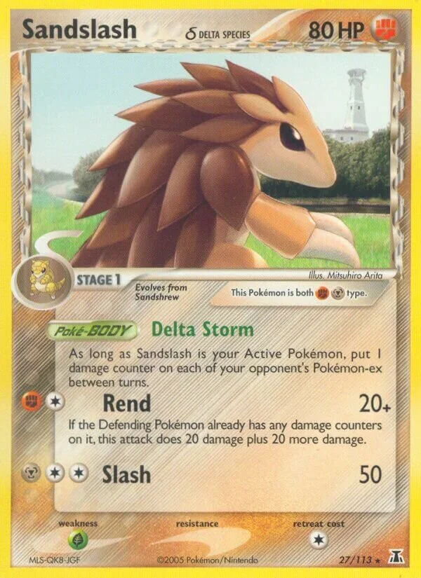 Sandslash 「DS 27/113」「EN」