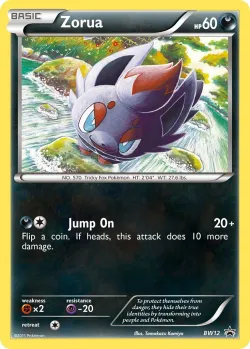 Zorua #BW12 · Pokémon