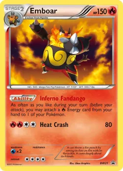 Emboar #BW21 · Pokémon