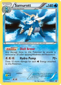 Samurott #BW22 · Pokémon