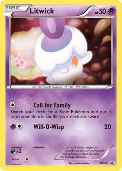 Litwick #BW27 · Pokémon