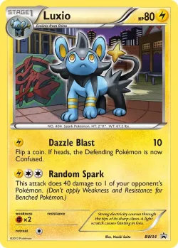 Luxio #BW34 · Pokémon