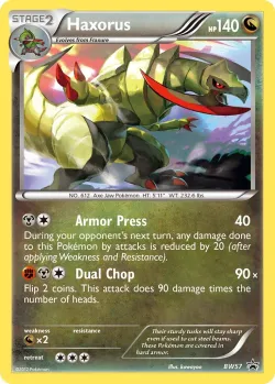 Haxorus #BW57 · Pokémon