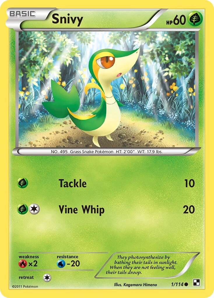 Snivy 「BLW 1/114」「EN」