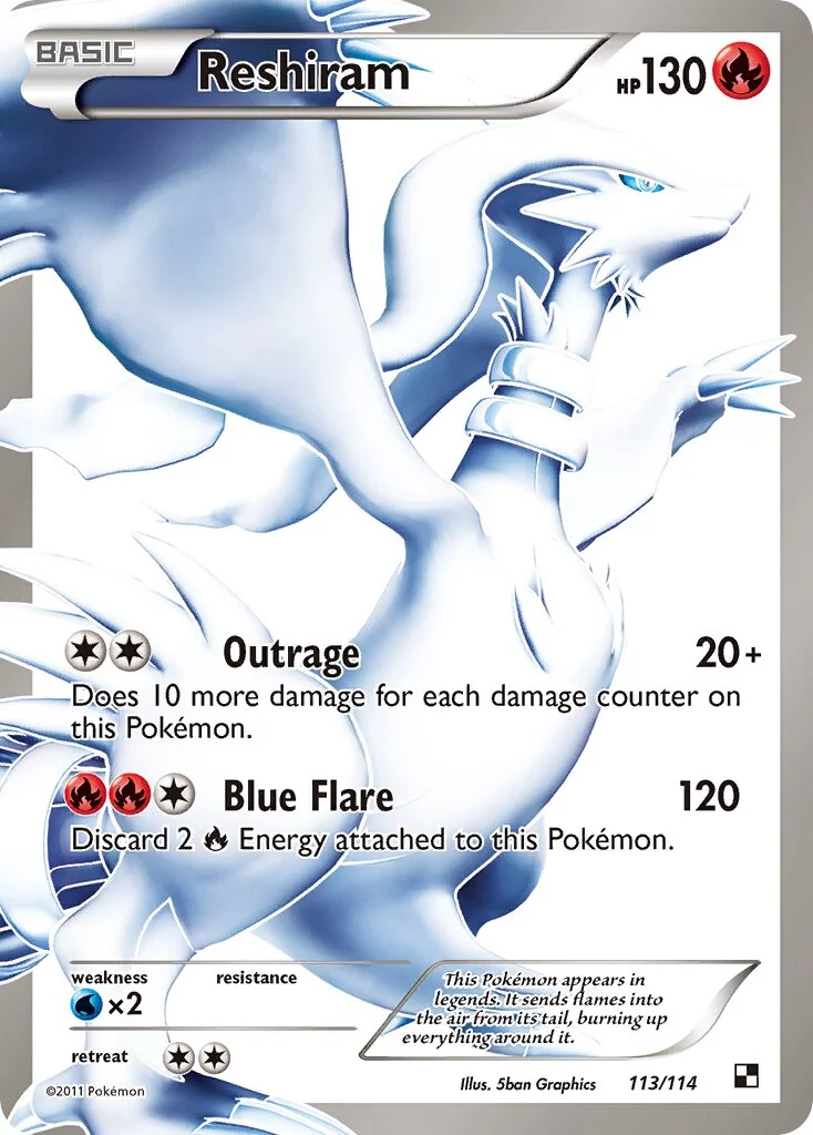 Reshiram 「BLW 113/114」「EN」