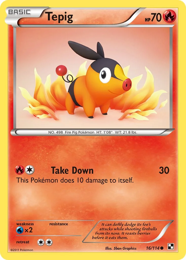 Tepig 「BLW 16/114」「EN」