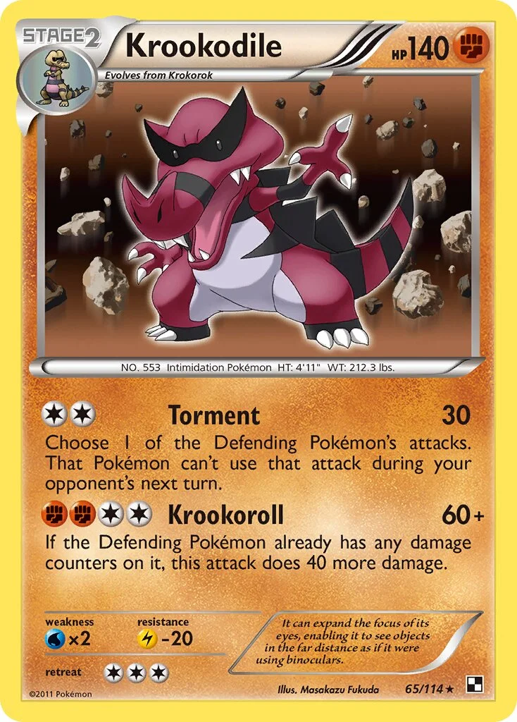 Krookodile 「BLW 65/114」「EN」