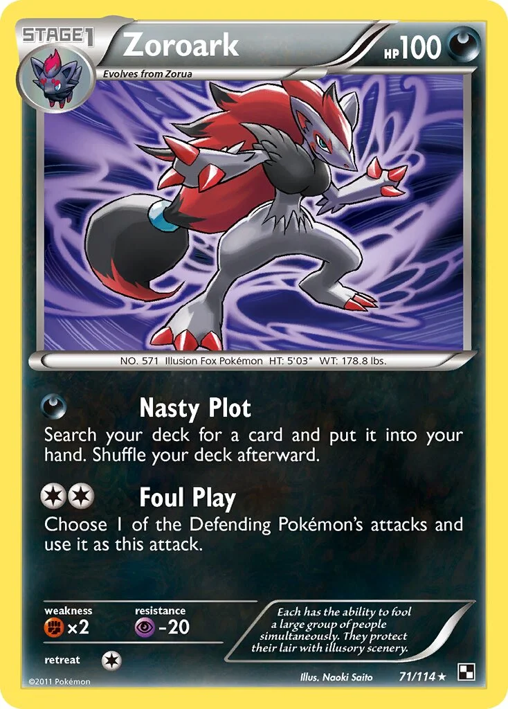 Zoroark 「BLW 71/114」「EN」