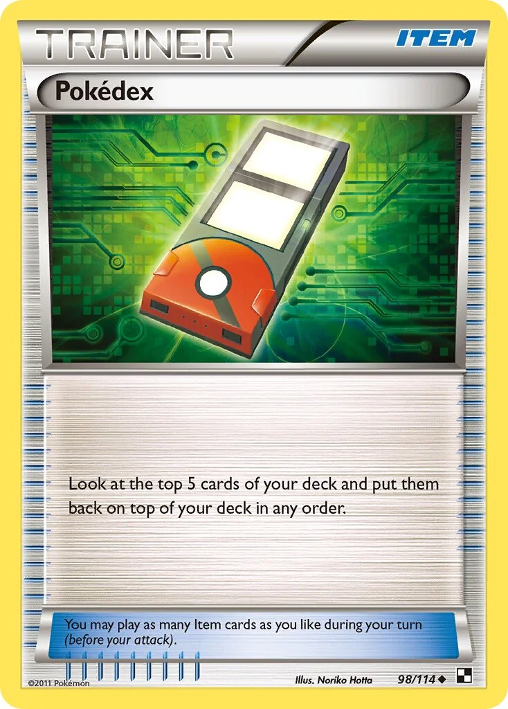 Pokédex 「BLW 98/114」「EN」