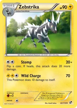 Zebstrika #42/114 · Pokémon