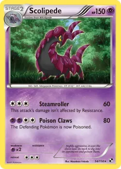 Scolipede #54/114 · Pokémon