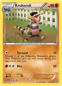 Krokorok #64/114 · Pokémon