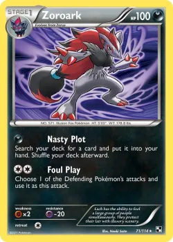 Zoroark #71/114 · Pokémon