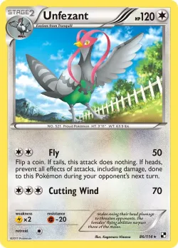 Unfezant #86/114 · Pokémon