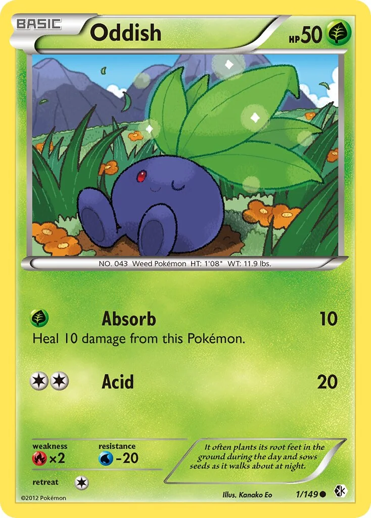 Oddish 「BCR 1/149」「EN」