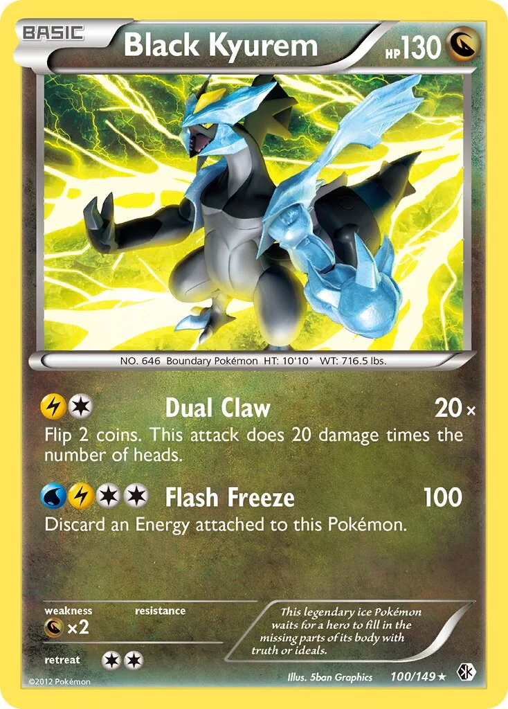 Black Kyurem 「BCR 100/149」「EN」