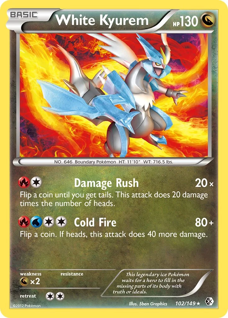 White Kyurem 「BCR 102/149」「EN」