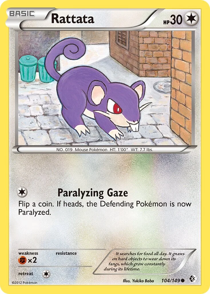 Rattata 「BCR 104/149」「EN」