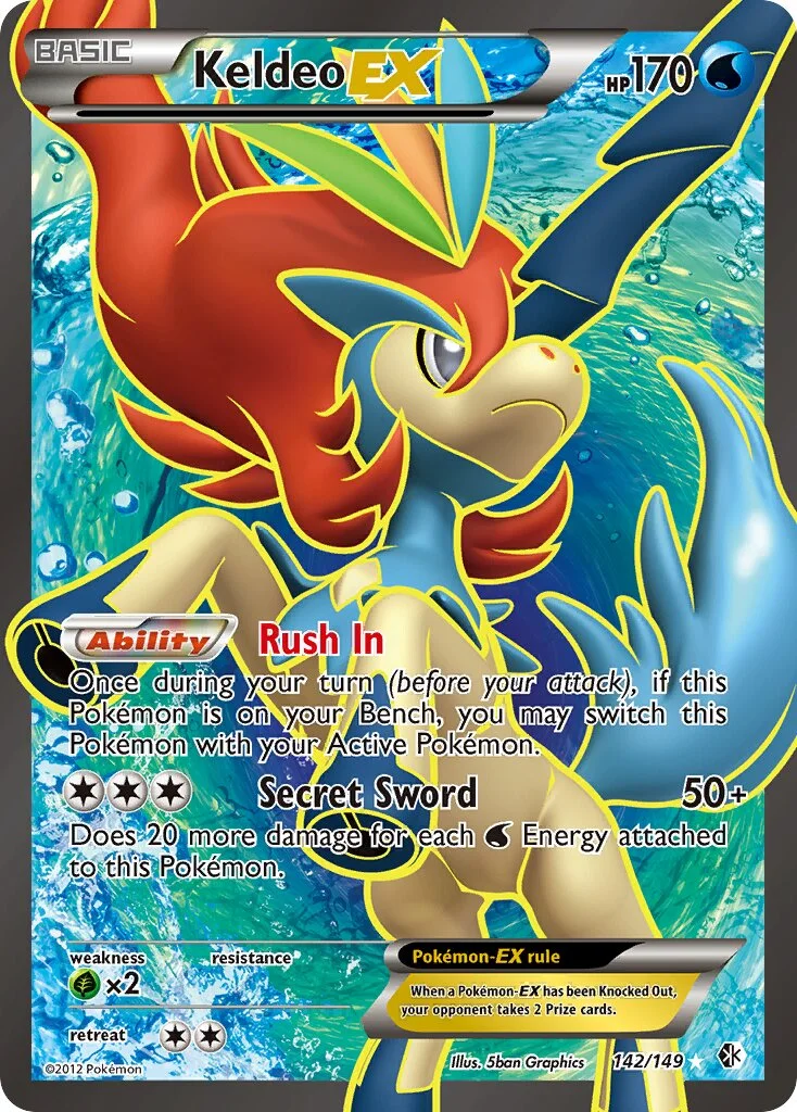 Keldeo-EX 「BCR 142/149」「EN」