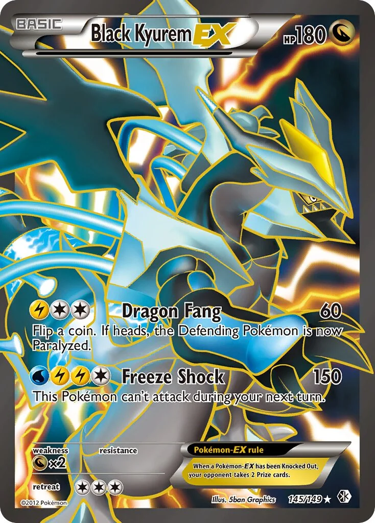 Black Kyurem-EX 「BCR 145/149」「EN」