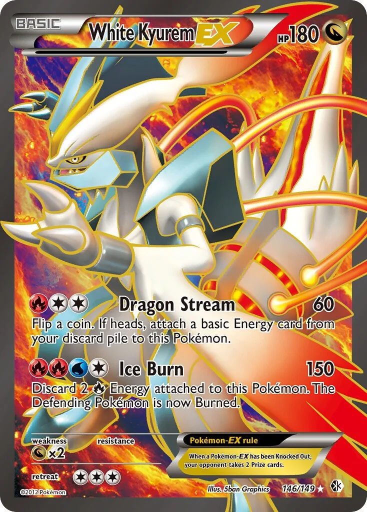 White Kyurem-EX 「BCR 146/149」「EN」