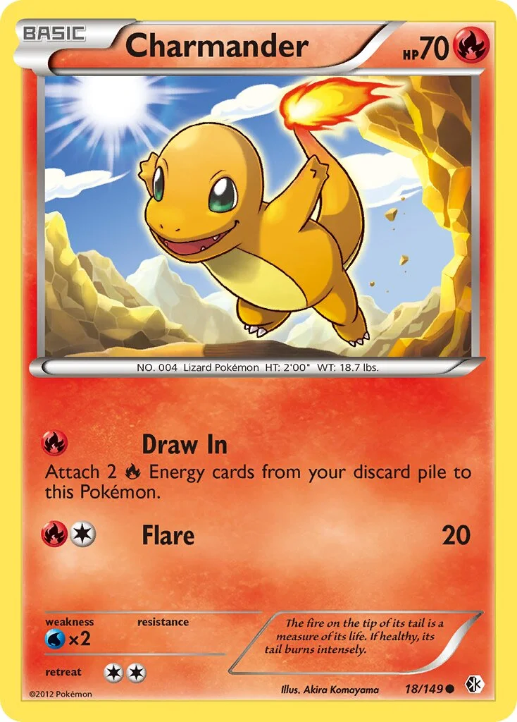 Charmander 「BCR 18/149」「EN」