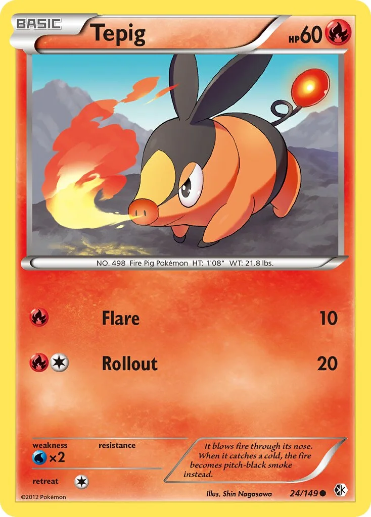 Tepig 「BCR 24/149」「EN」