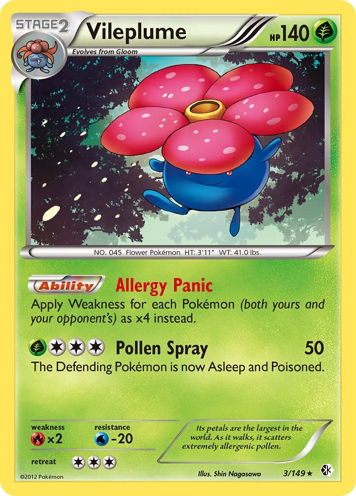 Vileplume 「BCR 3/149」「EN」