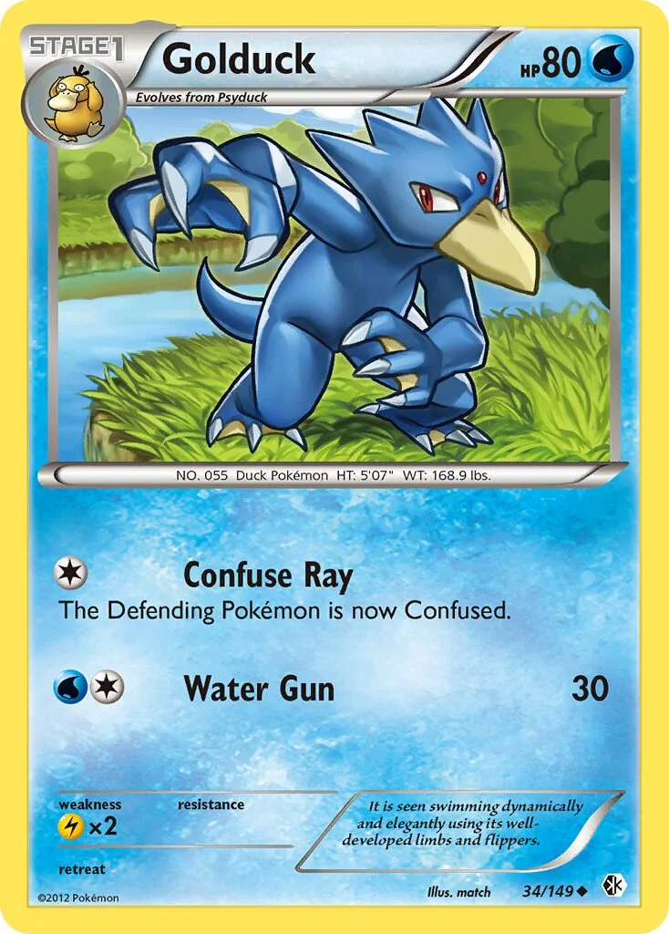 Golduck 「BCR 34/149」「EN」