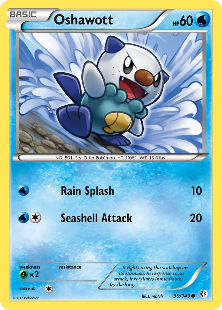 Oshawott 「BCR 39/149」「EN」