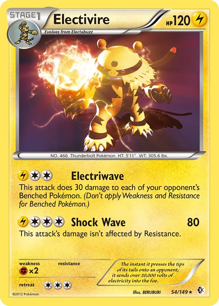 Electivire 「BCR 54/149」「EN」