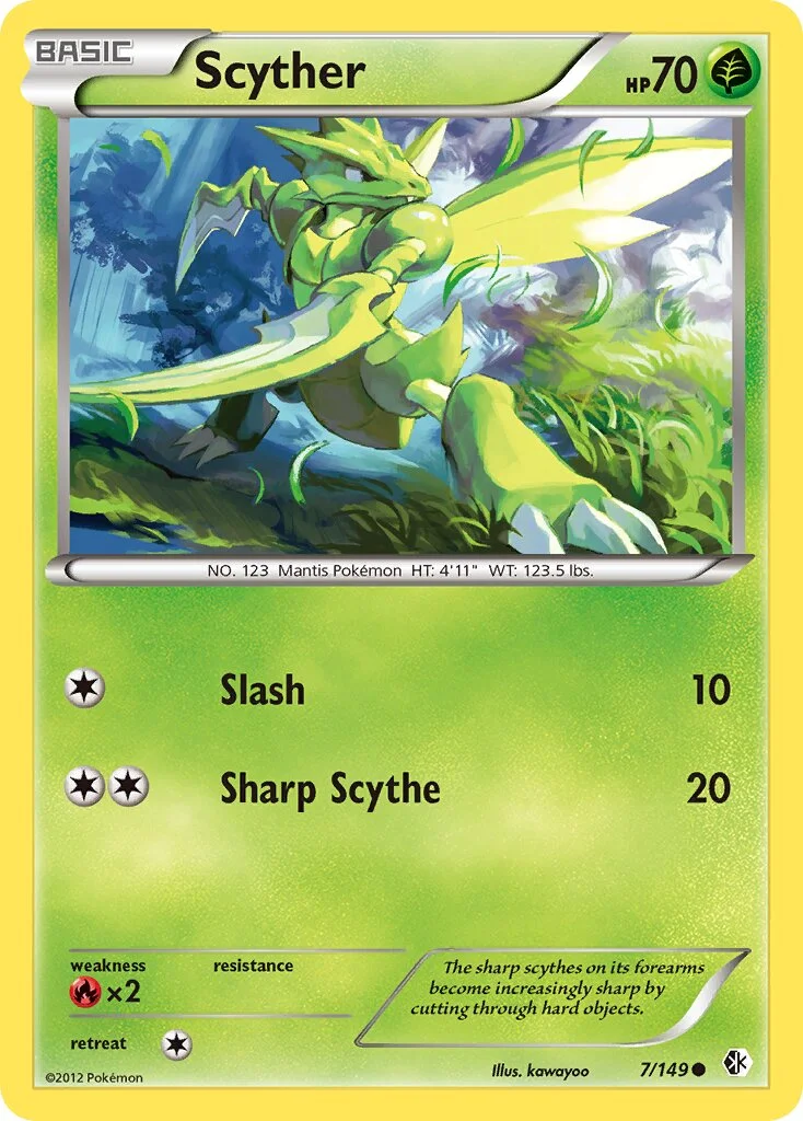 Scyther 「BCR 7/149」「EN」
