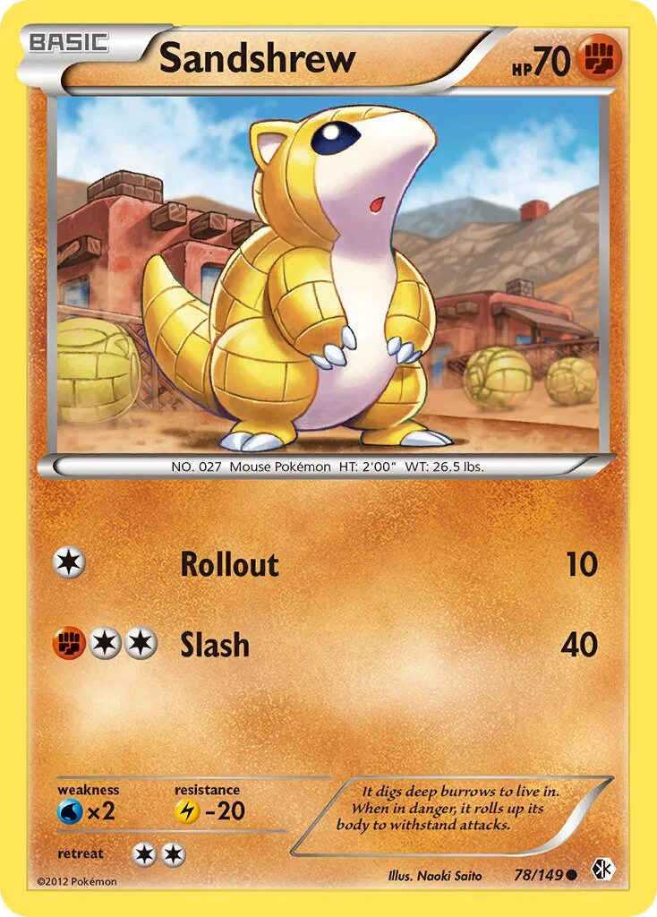Sandshrew 「BCR 78/149」「EN」