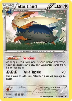 Stoutland #122/149 · Pokémon
