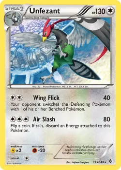 Unfezant #125/149 · Pokémon
