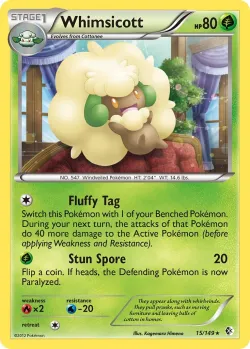 Whimsicott #15/149 · Pokémon
