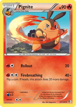Pignite #25/149 · Pokémon