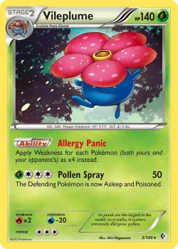 Vileplume #3/149 · Pokémon