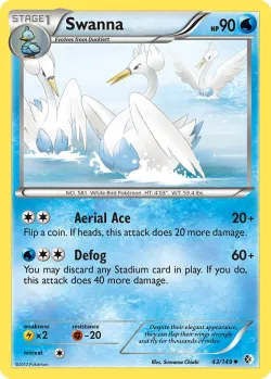 Swanna #43/149 · Pokémon