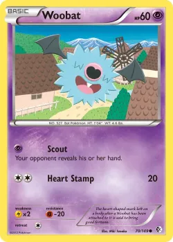 Woobat #70/149 · Pokémon