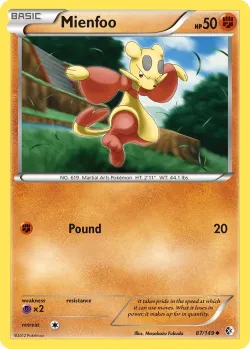 Mienfoo #87/149 · Pokémon